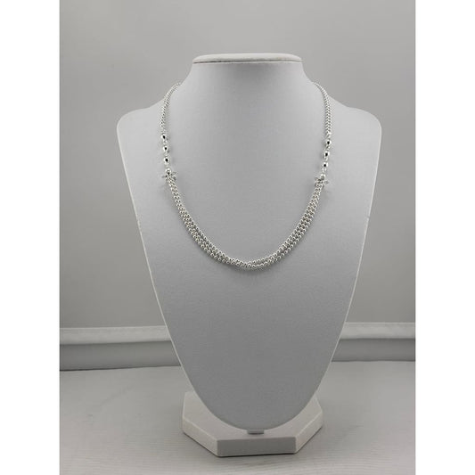 Sterling Silver Heart Pendant Necklace with CZ