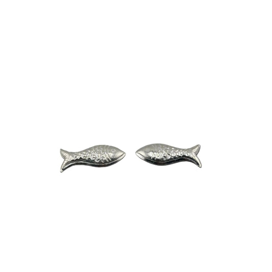 Silver Small Fish Idol Set of 2 – Auspicious Matsya Charm