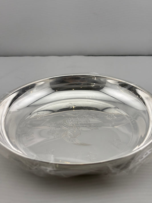 Silver Small Plate 100gm – Traditional Serving Plate