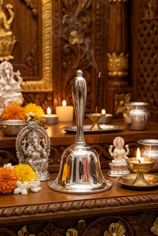 Silver Pooja Bell – 55g