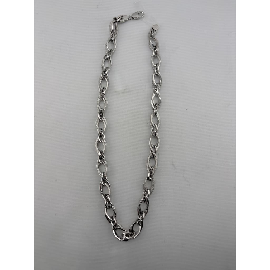 Fancy Rope Link Silver Chain in 925 Sterling | Twisted