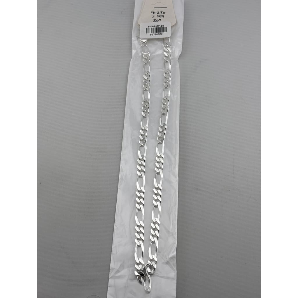 Figaro Silver Chain in 925 Sterling | Classic Italian Link
