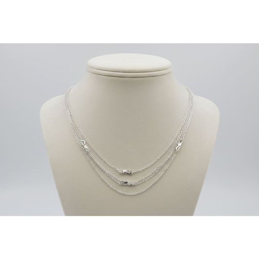 Fine Cable Silver Chain in 925 Sterling | Minimal