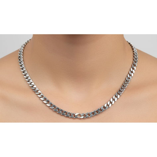 Heavy Curb Link Silver Chain in 925 Sterling | Thick