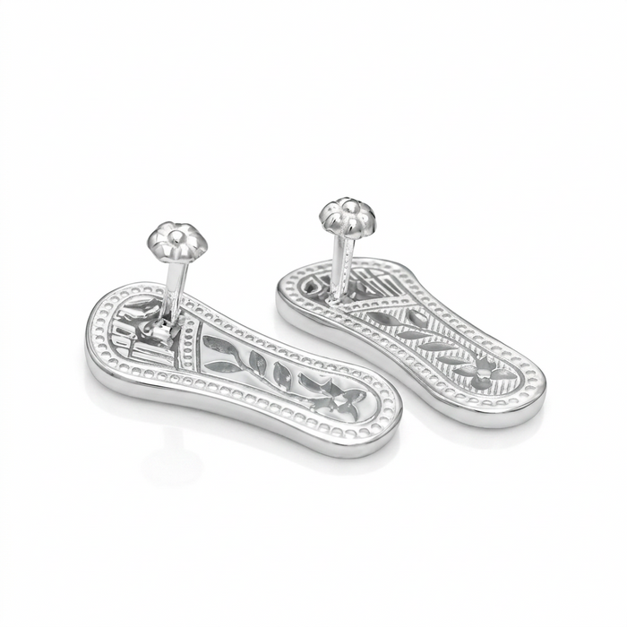 Silver Charan Paduka / Lakshmi Vishnu Charan