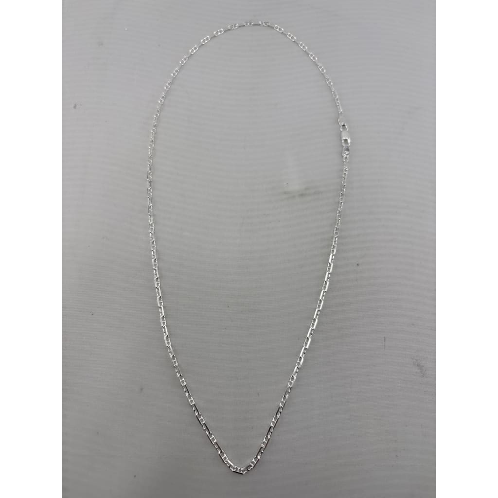 Mariner Silver Chain in 925 Sterling | Diamond-Cut Anchor