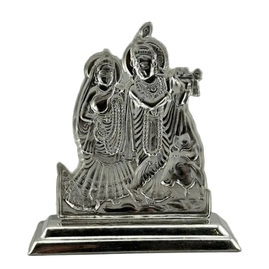 Sterling Silver (92.5% purity) Radha Krishna Idol –