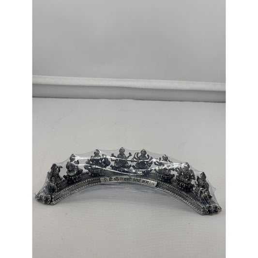 Sterling Silver (92.5% purity) Ashta Lakshmi Idol: Hindu