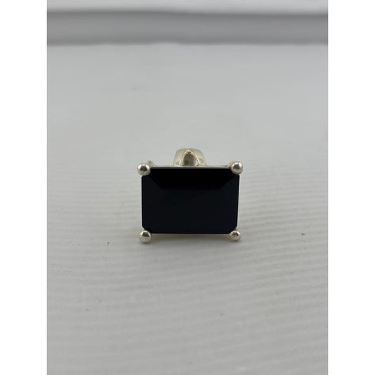 Sterling Silver Black Onyx Ring - Rings