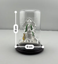 Load image into Gallery viewer, 999 Pure Silver Ganesha (Lalbaugcha Raja) Idol 12gm – Divine Ganpati Murti for Pooja
