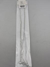 Load image into Gallery viewer, Japanese Curb Silver Chain in 925 Sterling Silver | Sleek Flat Link Chain Necklace
