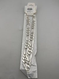 Load image into Gallery viewer, Figaro Silver Chain in 925 Sterling Silver | Italian Link Necklace
