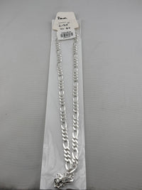 Load image into Gallery viewer, Figaro Silver Chain in 925 Sterling Silver | Italian Link Necklace
