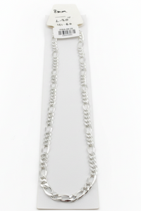 Load image into Gallery viewer, Figaro Silver Chain in 925 Sterling Silver | Italian Link Necklace
