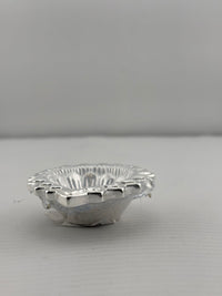 Load image into Gallery viewer, Silver Diya Design 2 12gm – Traditional Pooja Lamp for Temple &amp; Festivals
