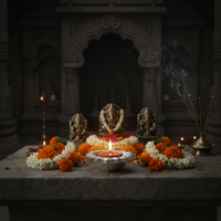 Load image into Gallery viewer, Silver Diya Design 2 12gm – Traditional Pooja Lamp for Temple &amp; Festivals
