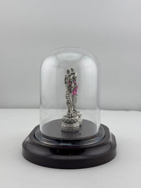 Load image into Gallery viewer, 999 Pure Silver Radha Krishna Idol 12gm – Divine Couple Murti for Temple &amp; Gifting
