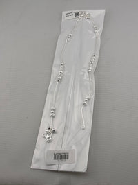 Load image into Gallery viewer, Graduated Bead Cluster Silver Anklet – 99.9% Pure Silver – Weight:22g
