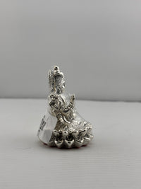 Load image into Gallery viewer, Silver Goddess Lakshmi Idol Design 2 20gm – Divine Laxmi Murti for Home Mandir &amp; Gifting
