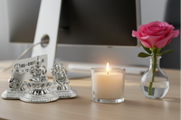 Load image into Gallery viewer, Pure Silver Laxmi Ganesh Saraswathi silver idol
