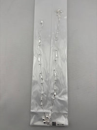 Load image into Gallery viewer, Bar Link Silver Anklet – 99.9% Pure Silver – Adjustable – 17.70 g
