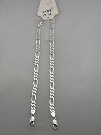 Load image into Gallery viewer, 925 Sterling Silver Figaro Chain Bracelet – Italian Link
