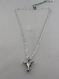 Load image into Gallery viewer, Figaro Silver Chain in 925 Sterling Silver | Italian Link Necklace
