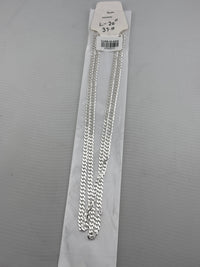 Load image into Gallery viewer, Heavy Curb Link Silver Chain in 925 Sterling Silver | Thick Chain Necklace
