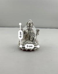 Load image into Gallery viewer, Silver Goddess Lakshmi Idol Design 2 20gm – Divine Laxmi Murti for Home Mandir &amp; Gifting
