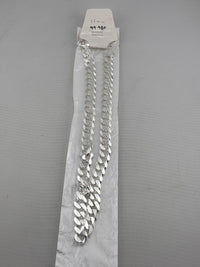 Load image into Gallery viewer, Heavy Curb Link Silver Chain in 925 Sterling Silver | Thick Chain Necklace | 12mm
