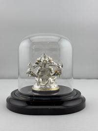 Load image into Gallery viewer, 999 Pure Silver Pancha Mukhi Hanuman Idol 20gm – Five-Faced Murti for Temple &amp; Pooja
