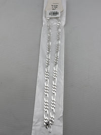 Load image into Gallery viewer, Figaro Silver Chain in 925 Sterling Silver | Italian Link Necklace
