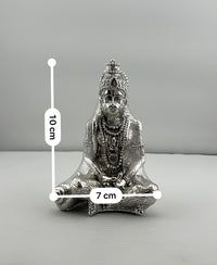 Load image into Gallery viewer, 999 Pure Silver Lord Hanuman Idol 59.97gm – Divine Bajrangbali Murti for Temple &amp; Pooja
