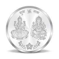 Load image into Gallery viewer, 50gm pure silver coin 999 purity Fine Silver Lakshmi
