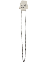 Load image into Gallery viewer, Double Row Curb Silver Chain in 925 Sterling Silver | Interlocking Link Necklace (20 Inch, 24.58g)
