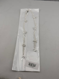 Load image into Gallery viewer, Double Chain Charm Silver Anklet – 99.9% Pure Silver – Weight:27g
