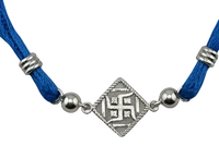 Load image into Gallery viewer, Sterling Silver Rakhi Swastik
