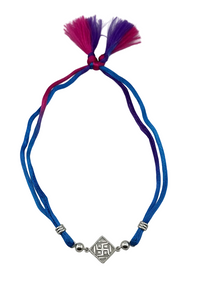Load image into Gallery viewer, Sterling Silver Rakhi Swastik
