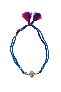 Load image into Gallery viewer, Sterling Silver Rakhi Swastik
