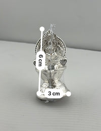 Load image into Gallery viewer, Silver Diya 15gm – Traditional Pooja Lamp for Temple &amp; Festivals
