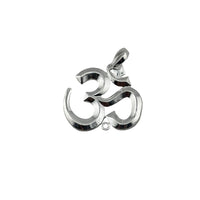 Load image into Gallery viewer, 925 Sterling Silver Bold Sculpted Om Pendant - 2.59 g
