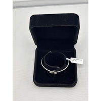 Load image into Gallery viewer, 925 Sterling Silver Bow CZ Women’s Bracelet | 6g
