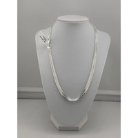 Load image into Gallery viewer, 925 Sterling Silver Box Chain Necklace – Square Link Design
