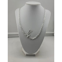 Load image into Gallery viewer, 925 Sterling Silver Box Link Chain Necklace – Rectangular
