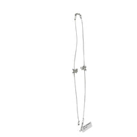 Load image into Gallery viewer, 925 Sterling Silver Butterfly Charm Anklet with CZ Accent
