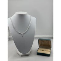 Load image into Gallery viewer, 925 Sterling Silver Clover CZ Necklace and Earrings Set
