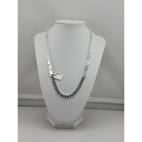 Load image into Gallery viewer, 925 Sterling Silver Cuban Chain Necklace – Classic Flat
