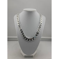 Load image into Gallery viewer, 925 Sterling Silver Cuban Curb Chain Necklace – Heavy
