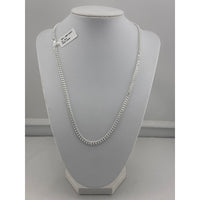 Load image into Gallery viewer, 925 Sterling Silver Curb Chain Necklace – Flat Link Design

