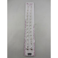 Load image into Gallery viewer, 925 sterling silver decorative anklet pair with bow and bead details
